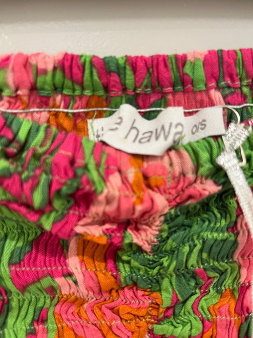 Tropical Floral Strapless Maxi Dress in Pink & Green-Tiare Hawaii-NWT - Picture 4 of 11